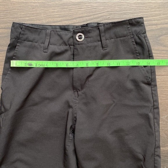 Volcom boys dark gray  active adjustable waist shorts size 14/16 - Picture 8 of 8